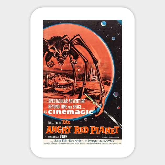 Angry Red Planet Sticker by ZippyFraggle1